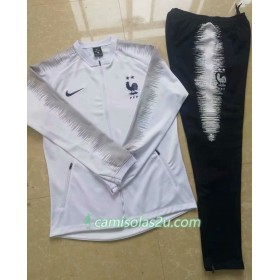 França Casaco de Treino Conjunto Branco 2018